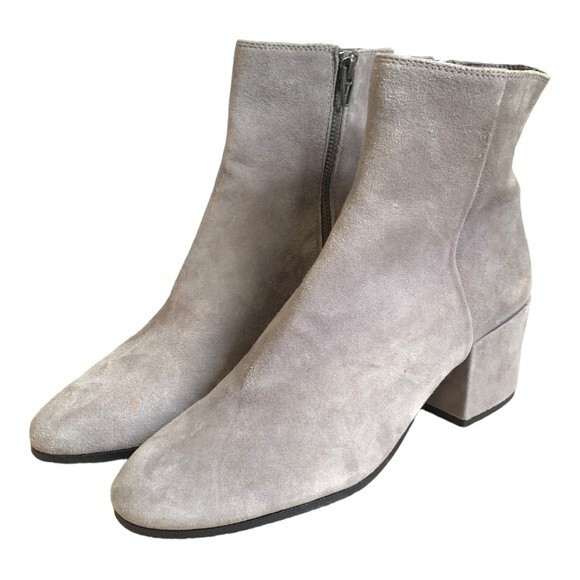 Dolce Vita | Maude Zippered Boots Ankle Mid Heel Boot Booties 9 - Picture 1 of 11